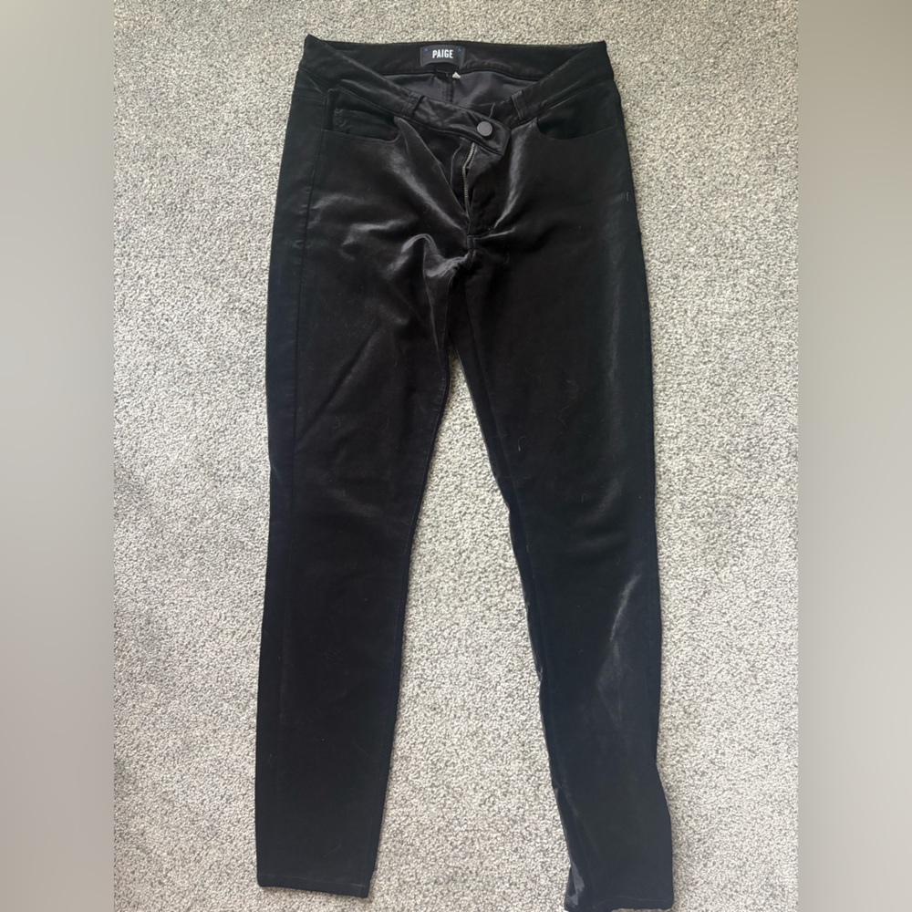 PAIGE Luxe Black Trousers